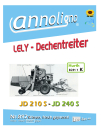 LELY- Dechentreiter Mähdrescher Typen JD 210/240S & Hurth Getriebe Typ 829/1 K Bild- Ersatzteilliste & Explosionszeichnungen - annoligno 892